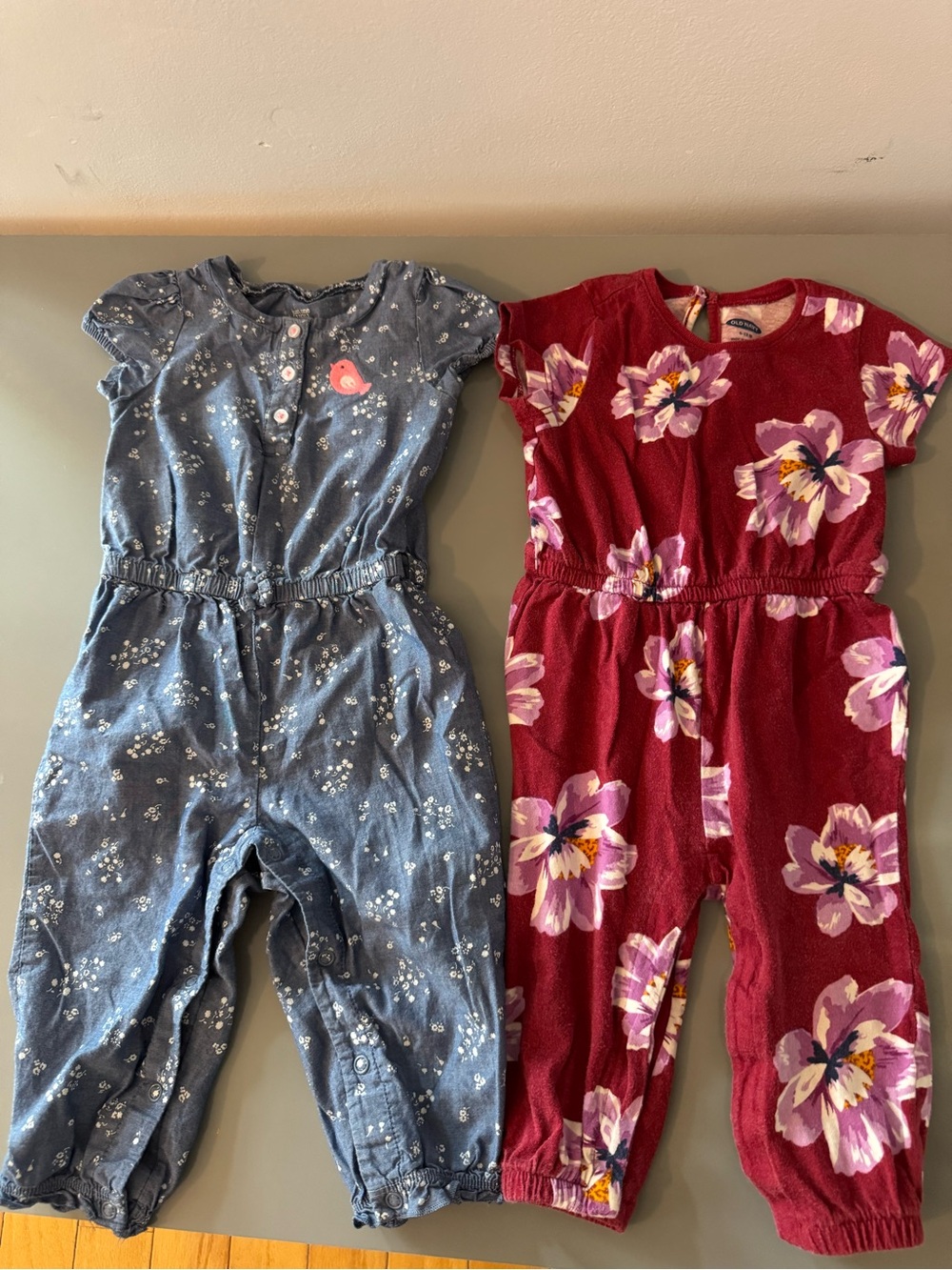 Girls' Short-Sleeve Romper